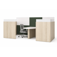 Estacion de trabajo de oficina de cubiculo