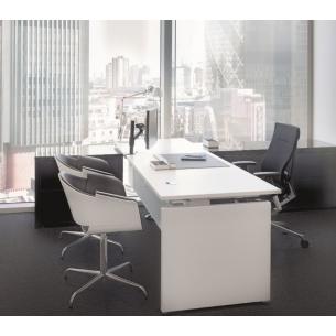 Escritorio de oficina modular de melamina