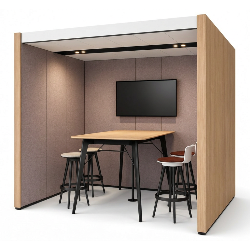 Sala Colaborativa para Oficina HUB MEETING-Inicio-Muebles para oficina Guadalajara y CDMX