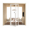 Cabina de oficina de madera