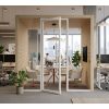 Cabina de oficina de madera