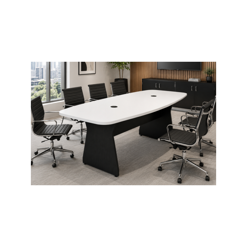 Mesa de Juntas Ejecutiva Ovalada-Inicio-Muebles para oficina Guadalajara y CDMX