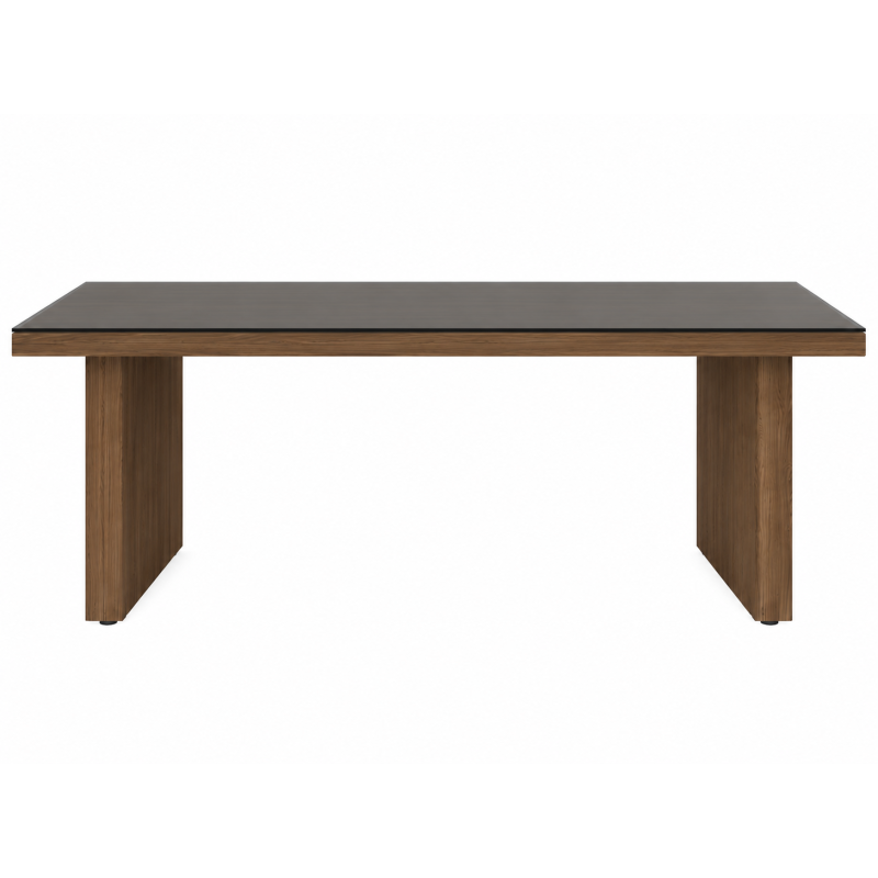Mesa de juntas para oficina IMPORTANT con cubierta de vidrio-Inicio-Muebles para oficina Guadalajara y CDMX