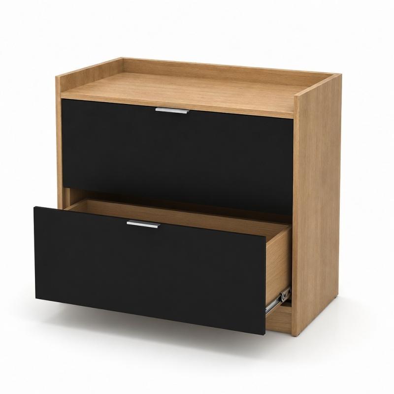 Archivero Horizontal Ejecutivo de 2 Gavetas-Home-Muebles para oficina Guadalajara y CDMX