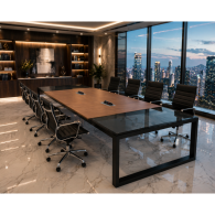 Mesa de Juntas GlassFrame Elite Pro