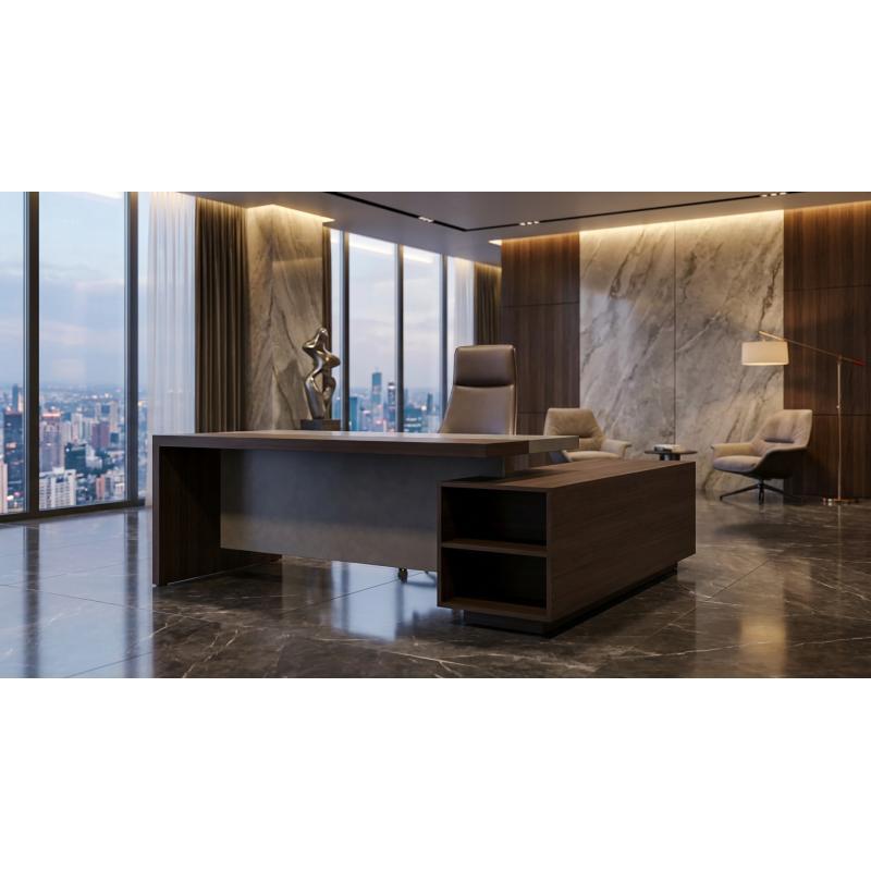 Escritorio Directivo de oficina mueble Nexus Wood-Inicio-Muebles para oficina Guadalajara y CDMX