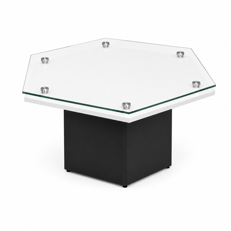 Mesa de Juntas Hexa Glass Executive-Inicio-Muebles para oficina Guadalajara y CDMX