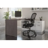 Escritorio Para Computadora De Madera En Forma De L