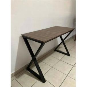 Escritorio Estilo Industrial Nogal