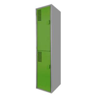 Locker Color Verde - 2 Puertas